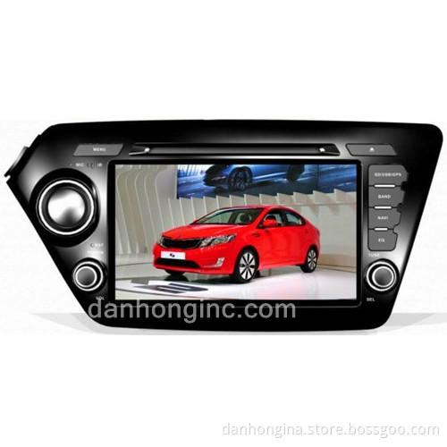 car GPS navigation with HD TFT LCD DVD player for KIA k2